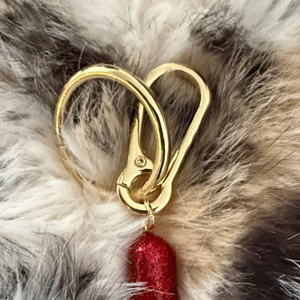 Sephora/ BAUBLEBAR Gold and Black Lipstick Key Holder - Picture 3 of 5
